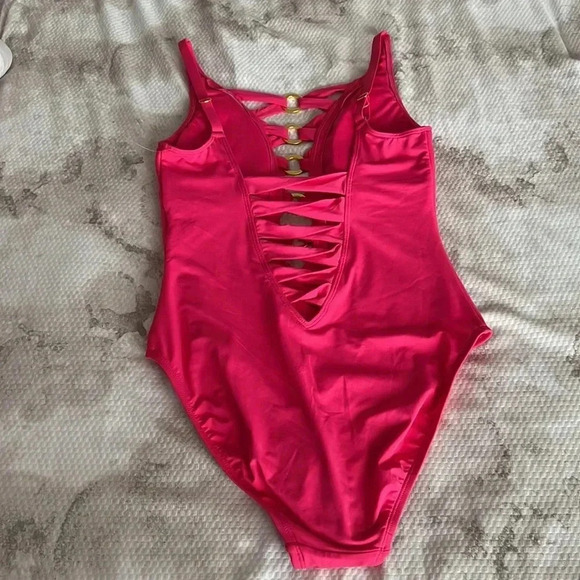 BLEU BY ROD BEATTIE RING ME UP LACE DOWN ONE SIZE 8 - Picture 7 of 11